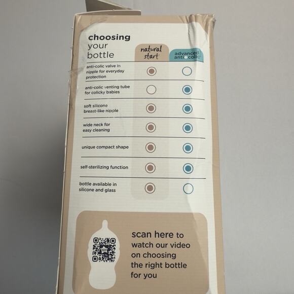 Tommee Tippee Natural Start 9 oz 260 ml Baby Bottles Slow Flow 3 Pack 0m + - Picture 4 of 7
